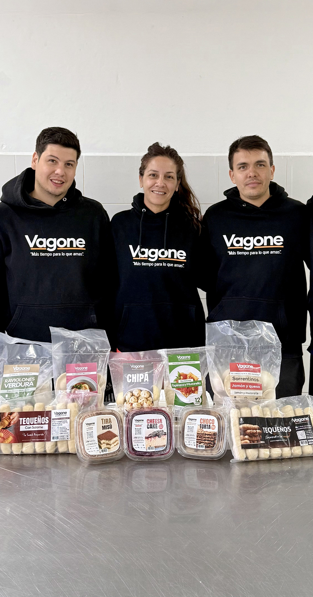 Equipo completo en la fábrica